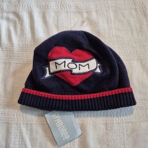 Gymboree boys size 18-24 months Mom Heart hat Fun At Heart line NWT